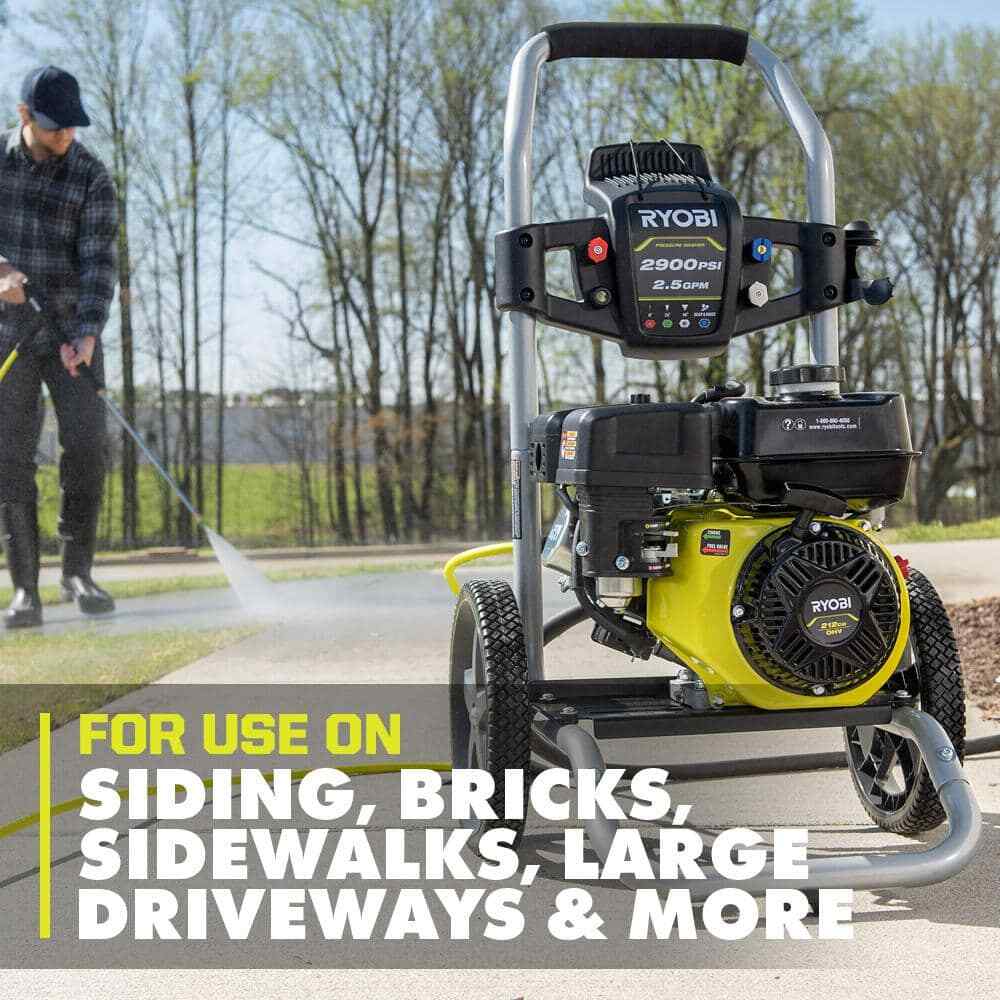 2900 PSI 2.5 GPM Cold Water Gas Pressure Washer with 212Cc Engine NEW USA ONLY