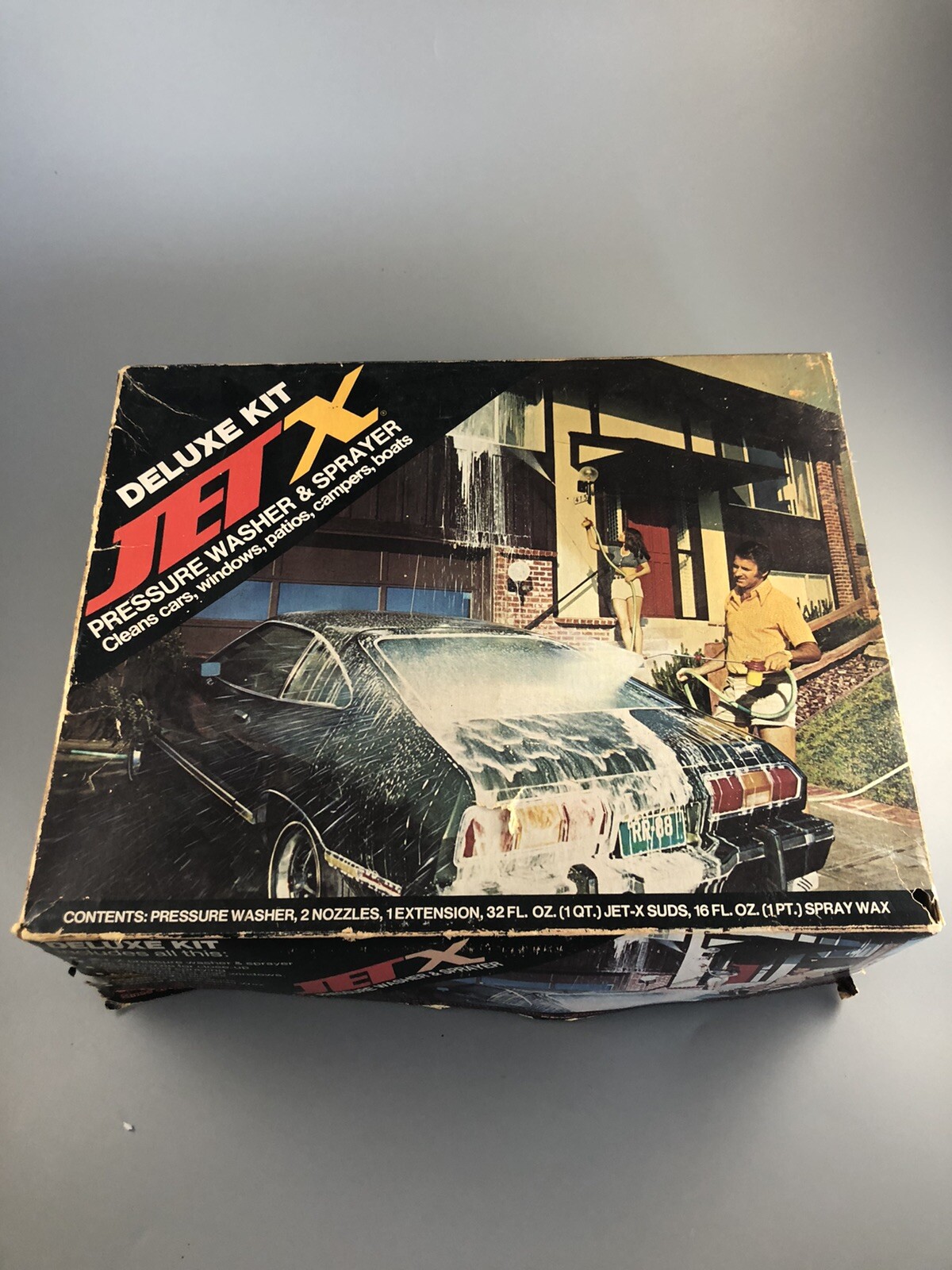 Vintage Deluxe Kit Jet X Pressure Washer & Sprayer Read Description AT41