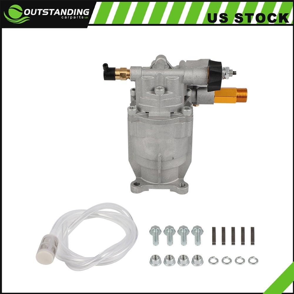 Pressure Washer Pump Horizontal 3/4In Shaft – MAX 3000 PSI 2.5 GPM Oil Sealed
