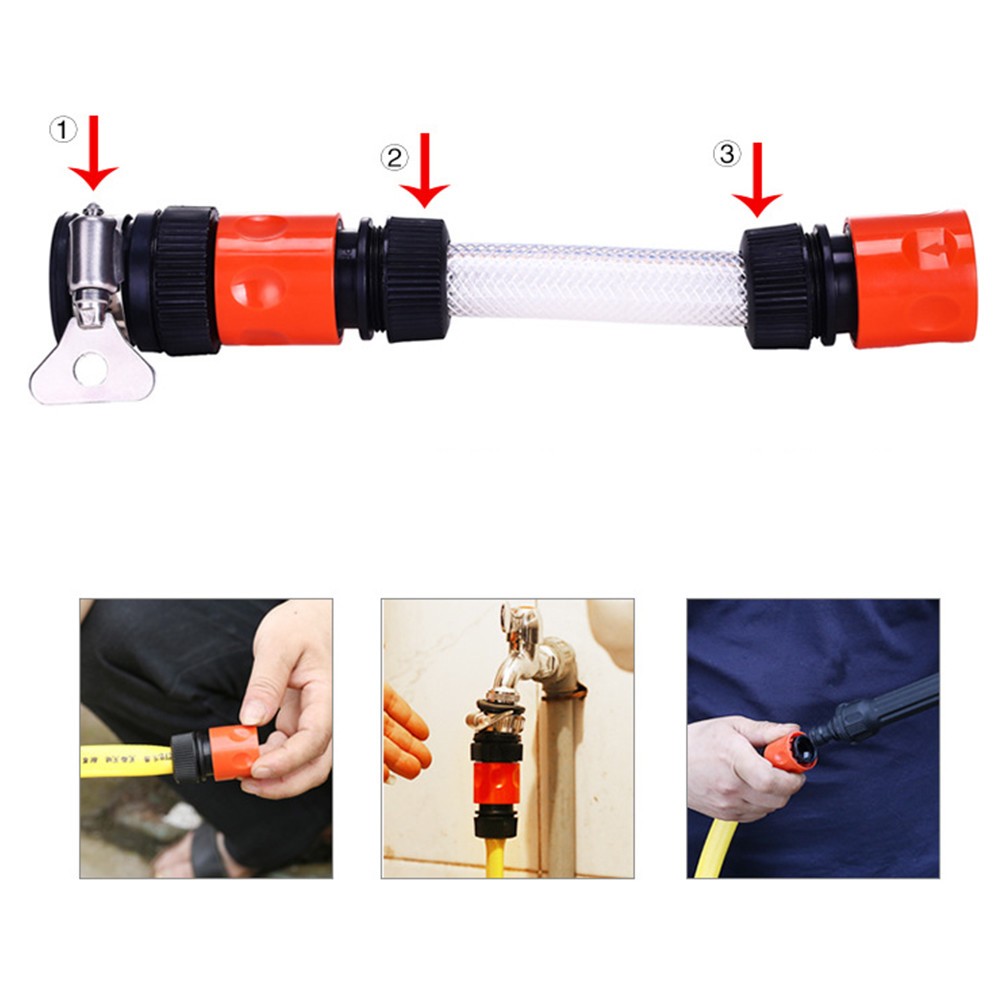Car Washer Brush Assorted Color For Car Washing 1 Set 11.8×1.4×0.8in