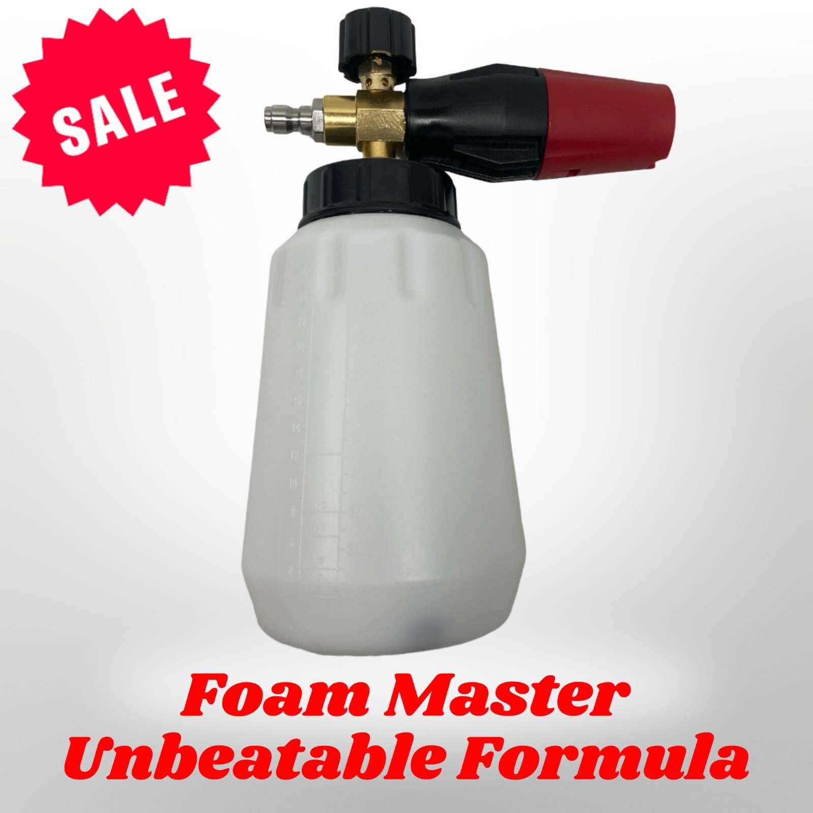Foam Master Pro Foam Cannon – Thick Foam, Quick Connect, 1300-3600psi Pressure