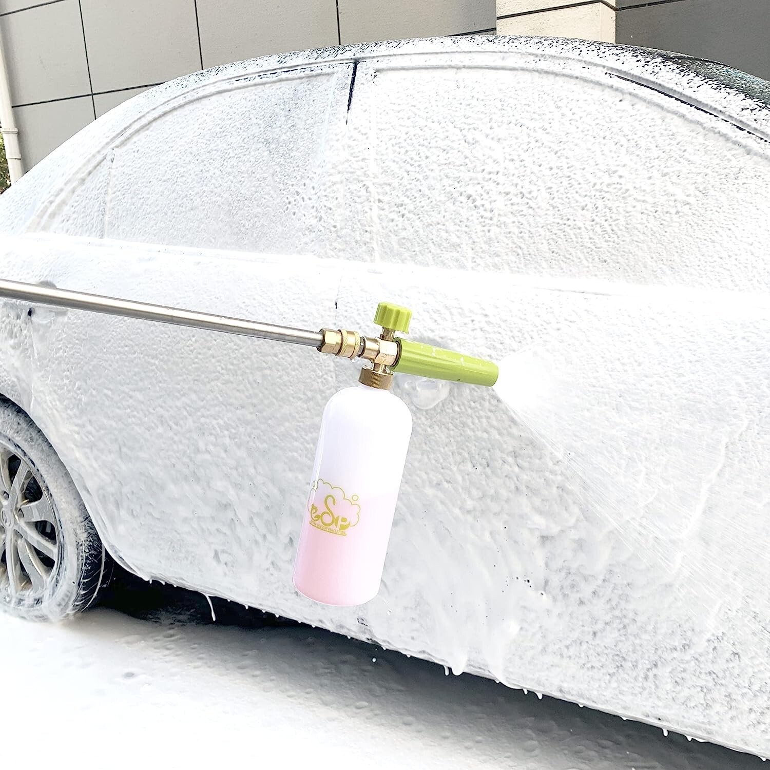 Power Pressure Washer Attachment Sprayer Dispenser Car Wash Soap Foam Blaster ys