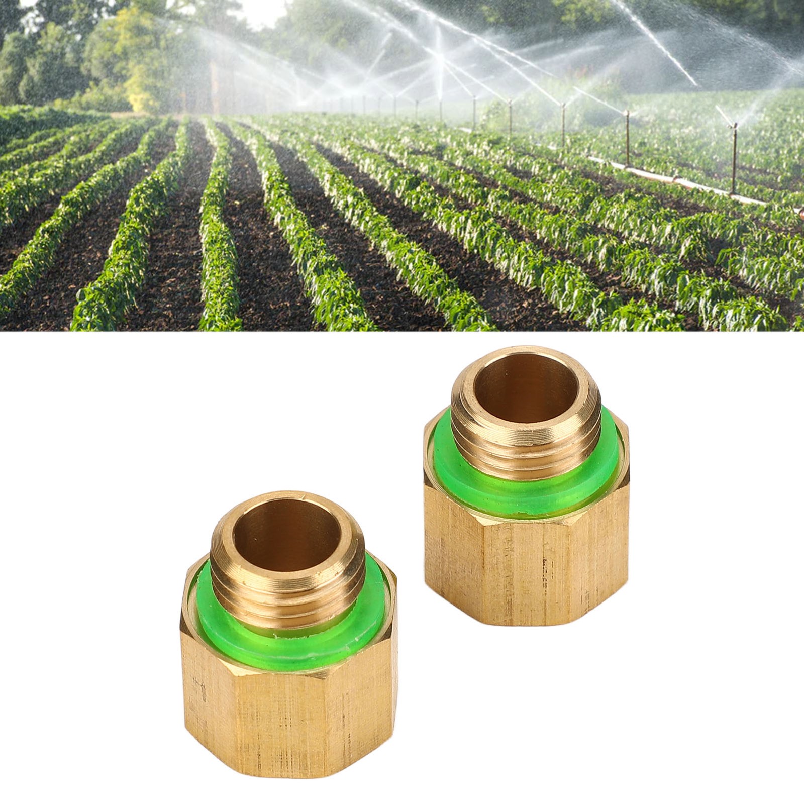 2PCS High Pressure Sprayer Reducer Adapter G3/8 Internal Thread To G1/4ˇ