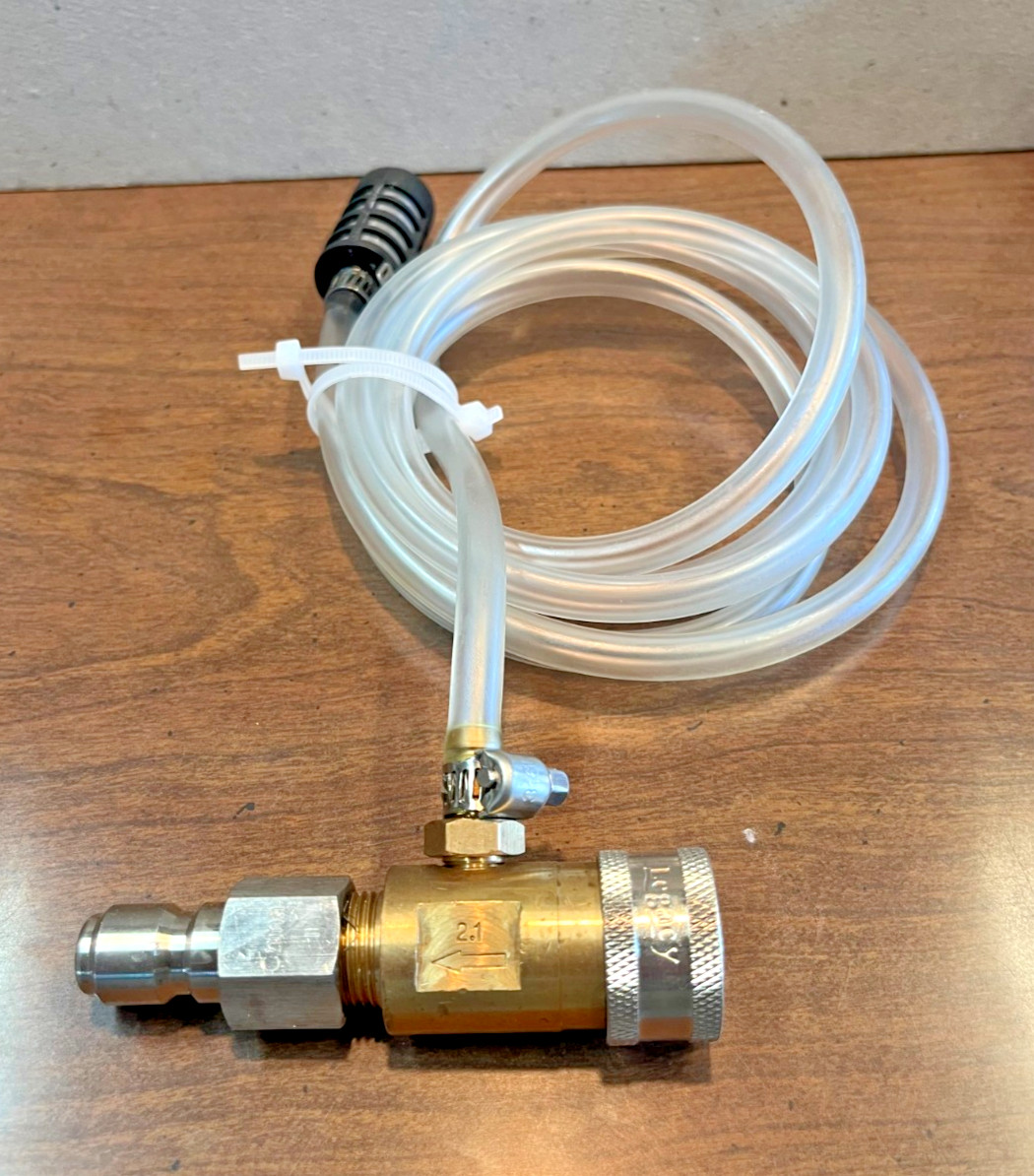Pressure Washer Legacy Chemical Downstream Soap Injector 2.1 (3-5gpm) 3/8″
