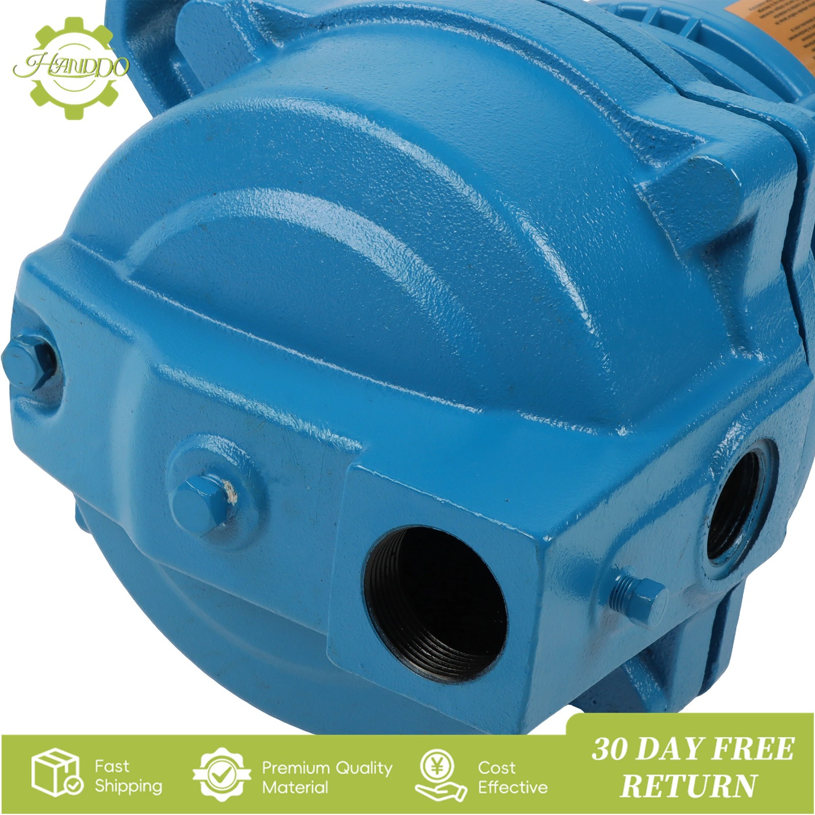 J5S Shallow Well Jet Pump 1/2 HP 16.5 GPM, Cast Iron, 115/230V Dual Voltage