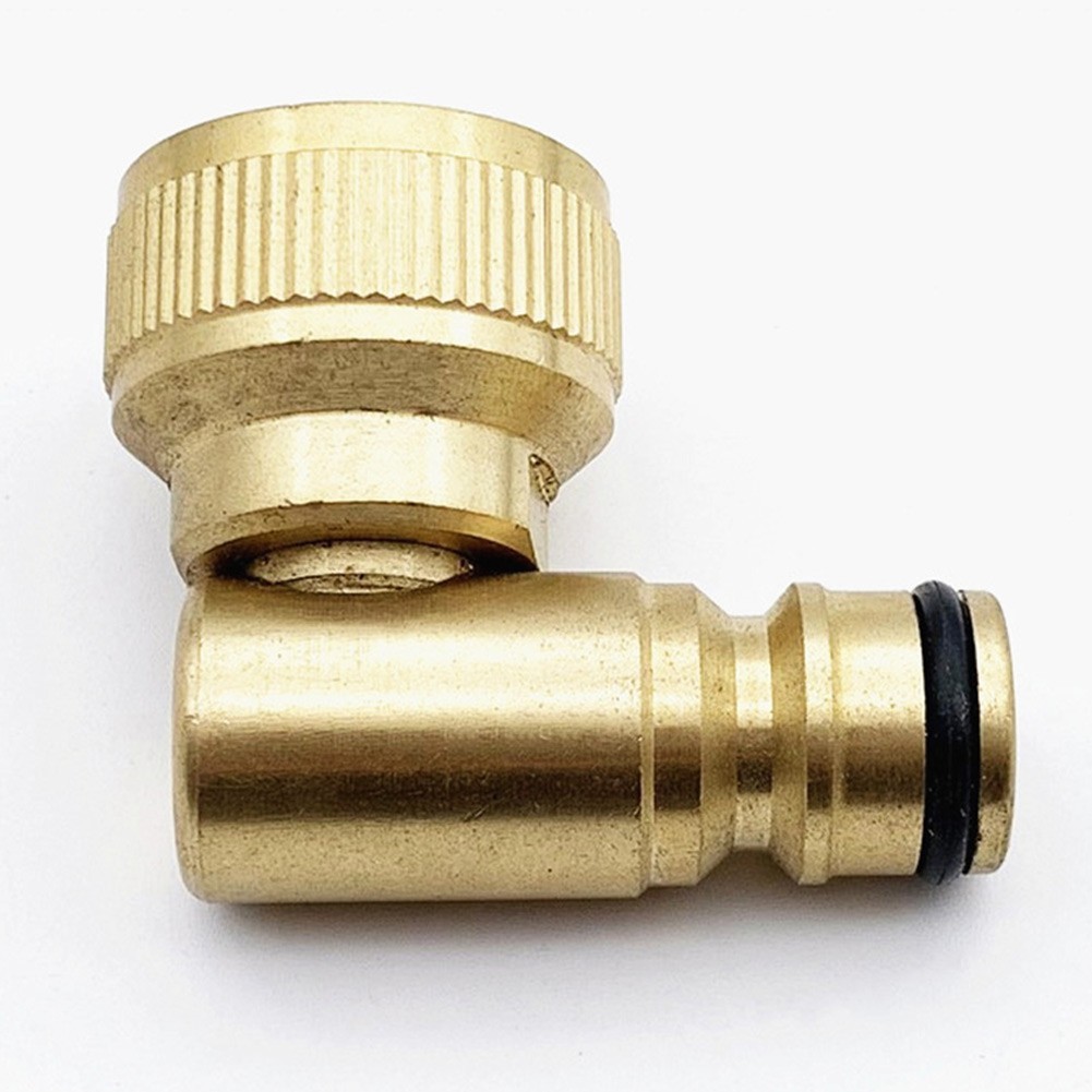 Garden brass 90 degree movable nipple connector Garden hose faucet adapter