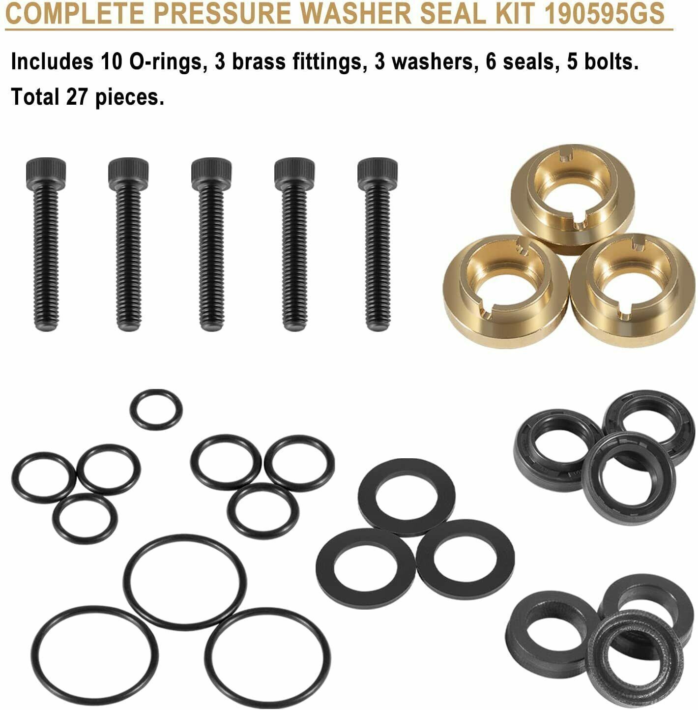 Upgraded Pressure Washer Seal Kit Used on Some Medium Frame Pressure Washer Pump