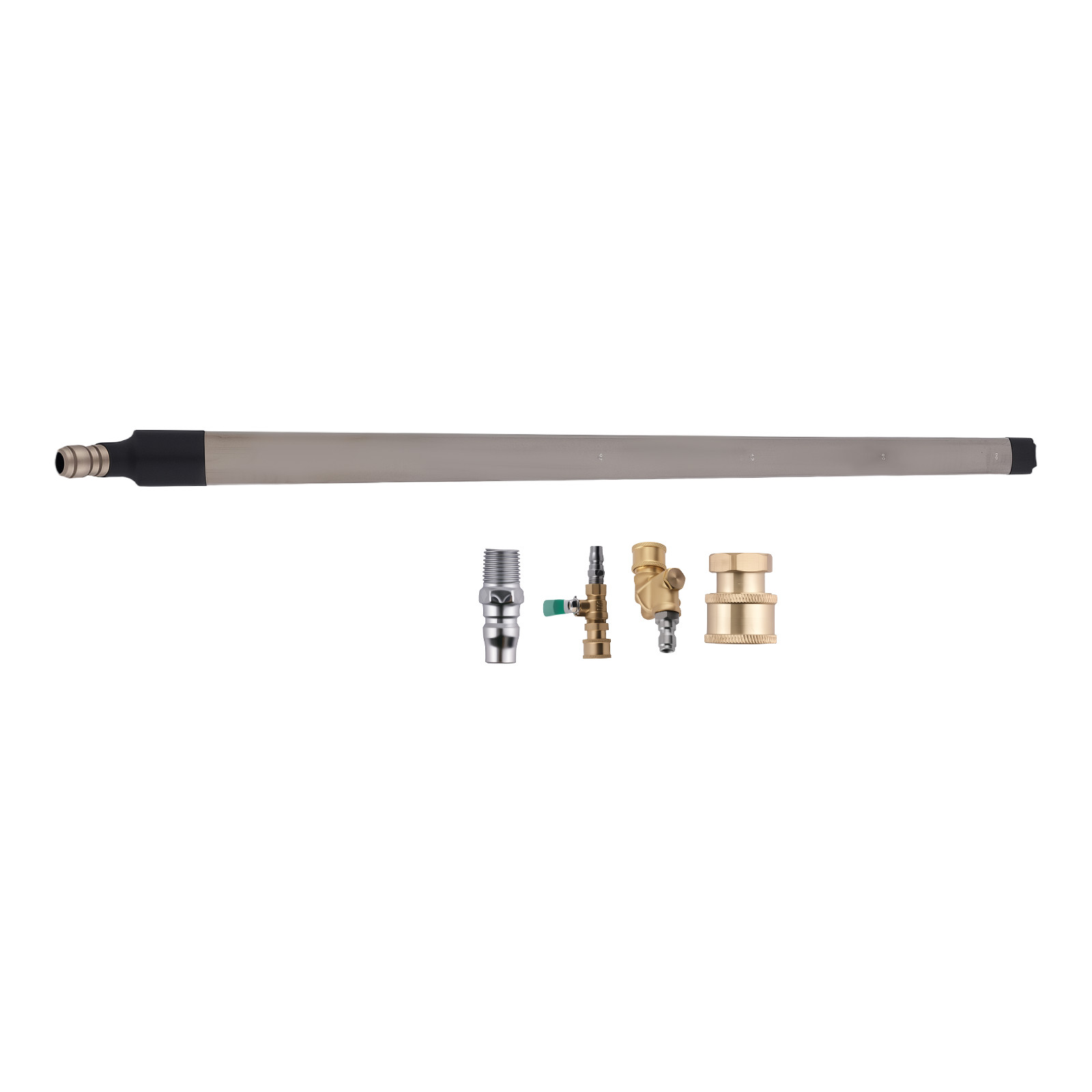 23.62in High Pressure Radiator Wand Stainless Steel Cleaning Flush Tool Kit 24″
