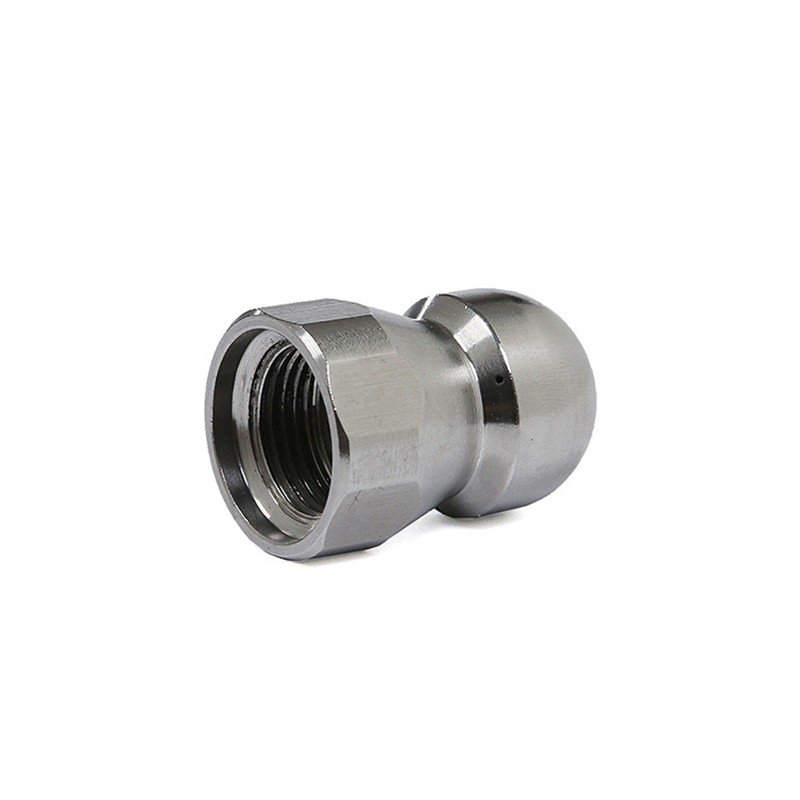1PC Pressure Washer Drain Cleaner Pipe Dredge Spray Nozzle 1 Front 3 Rear Jetter