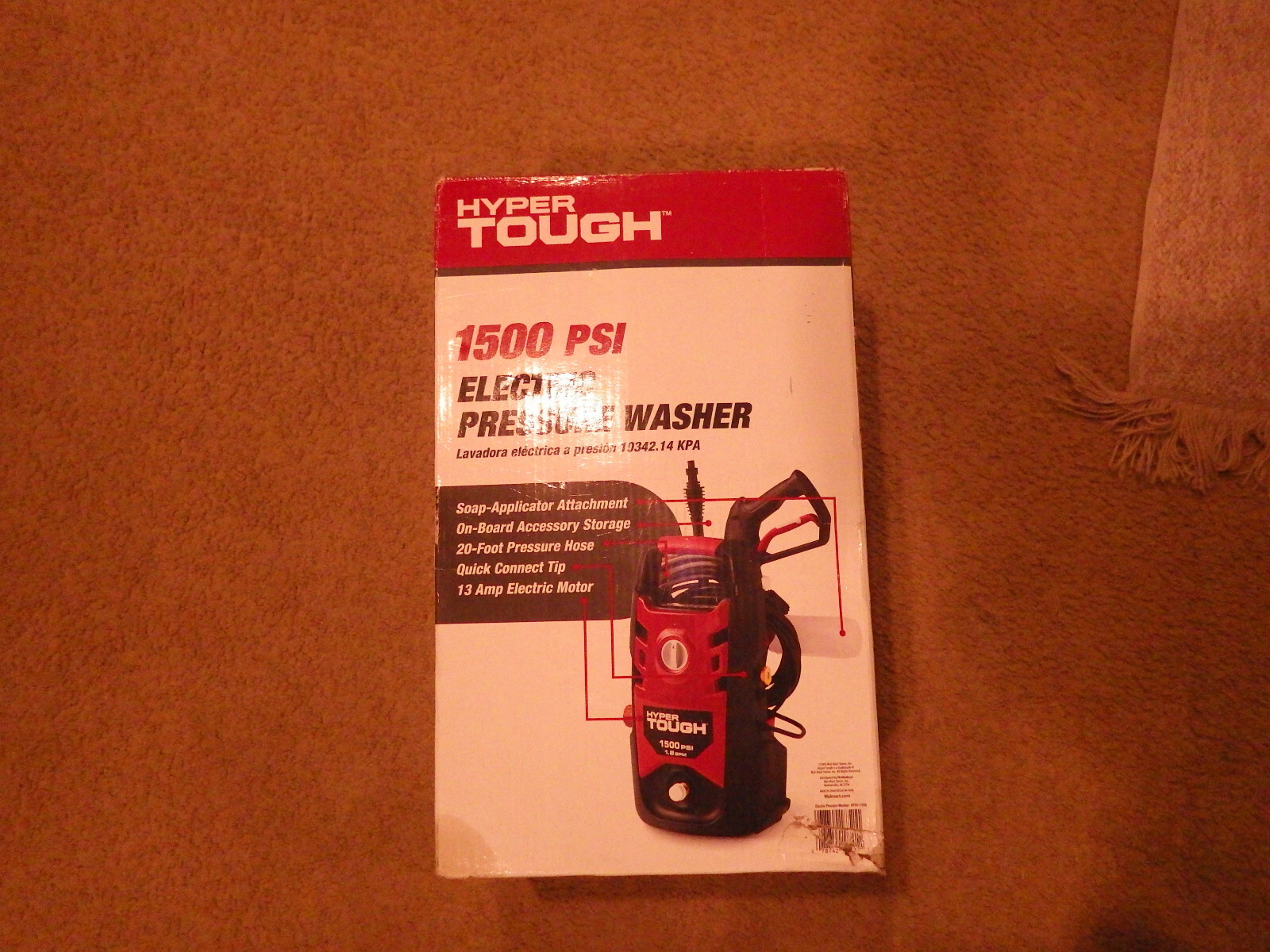 Hyper Tough 1500 psi electric pressure washer Brand New Unopened