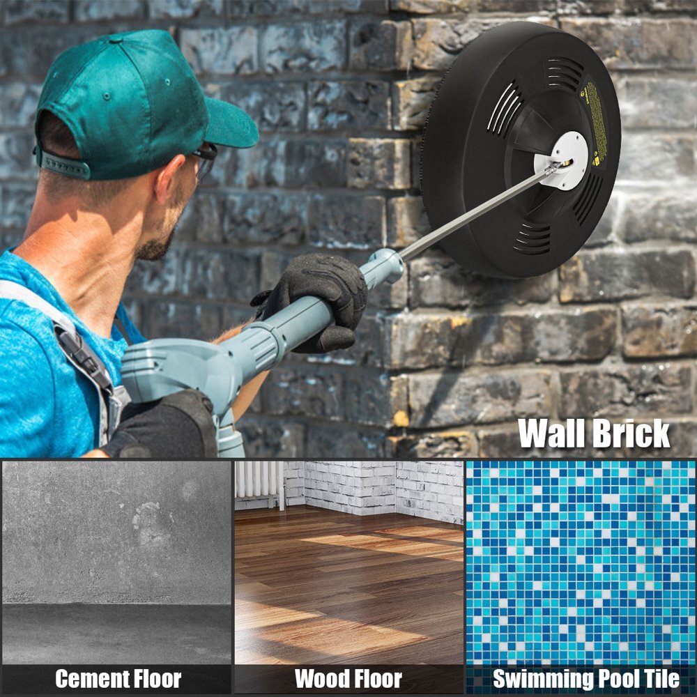Costway 16-Inch Pressure Washer Surface Cleaner Attachment 3000 PSI