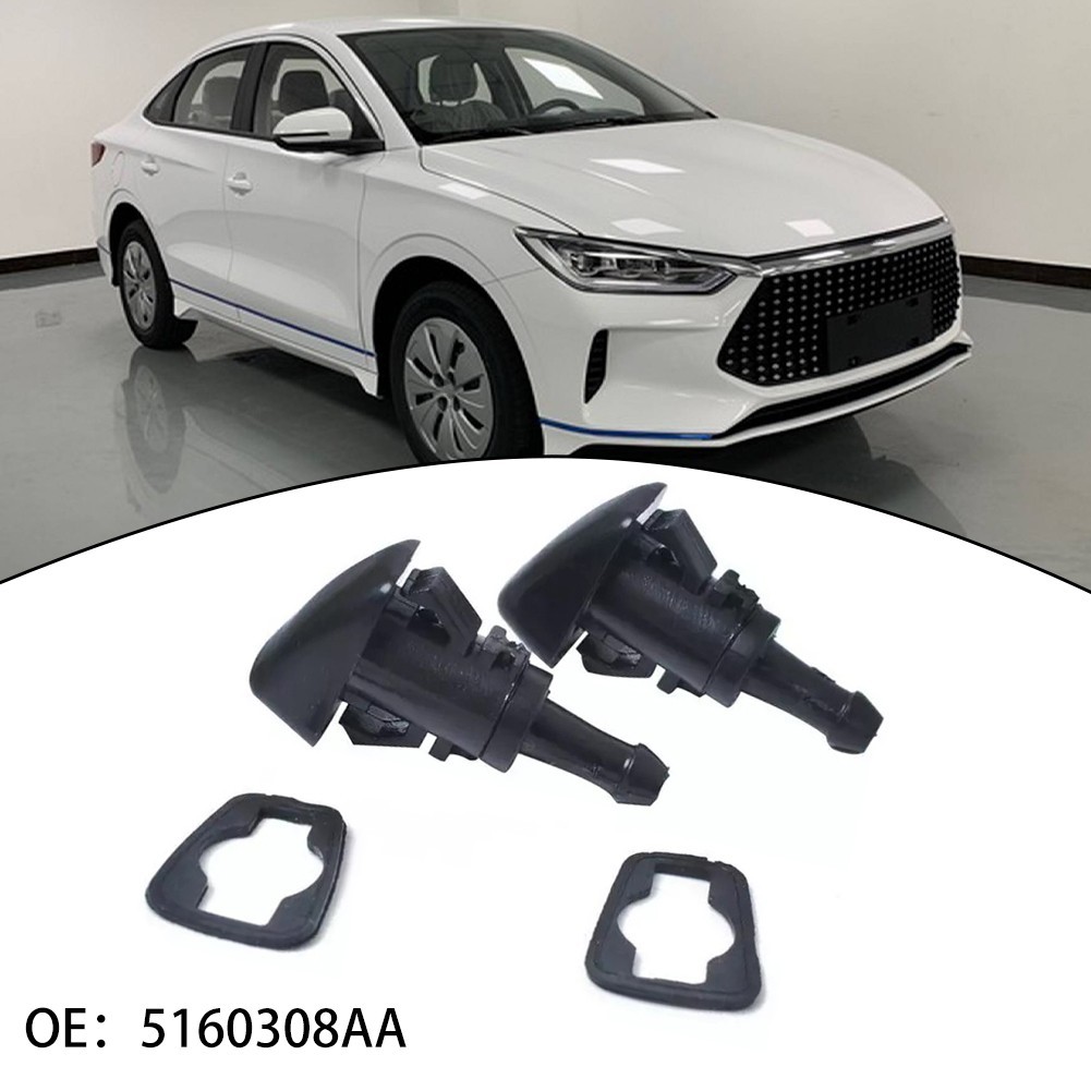 Plastic Windshield Spray Nozzle Washer Wiper Sprinkler For CHRYSLER 5113049AA