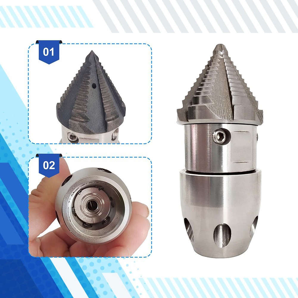 Stainless Steel Transformer Nozzle for Sewer Flushing and Water Pipe Dredging
