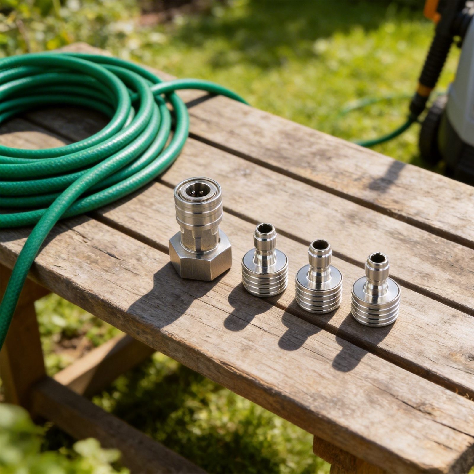 Pressure Washer Nozzle Adapter with 14 Inch Connector for Cleaning Applications