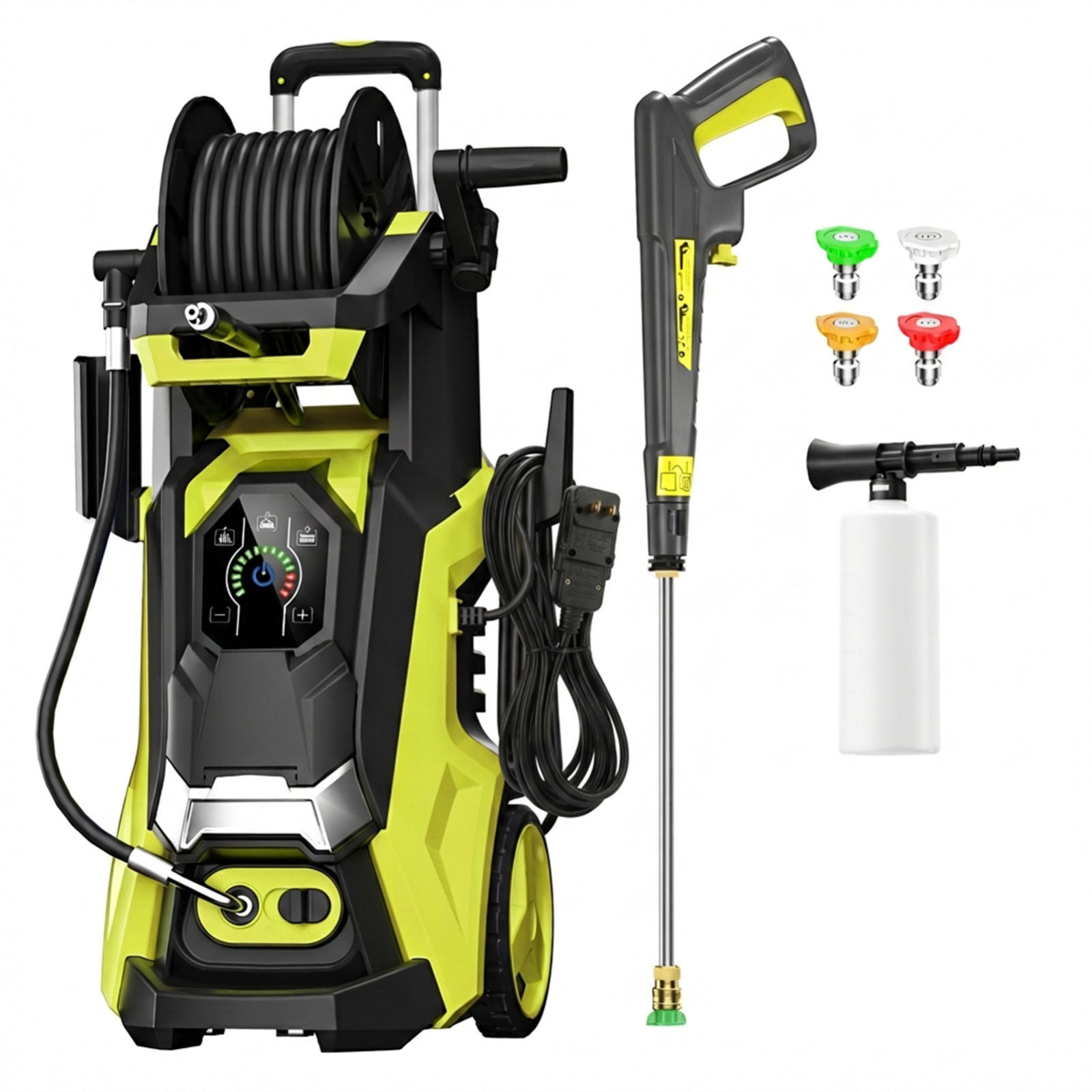 Electric Pressure Washer 5000PSI 2.35GPM, 15 Level Adjustable Touch Screen