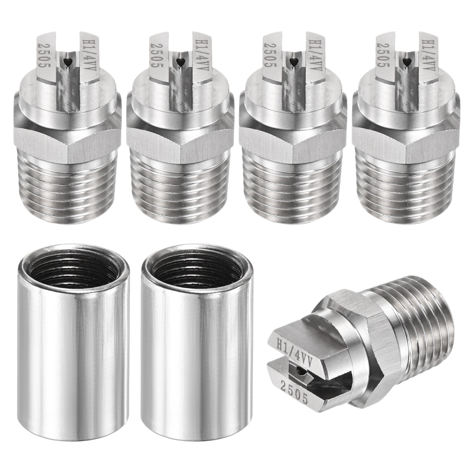 1/4″BSP 25° Flat Fan Spray Tip [7PCS] – High Pressure Washer Nozzles [1.4MM]