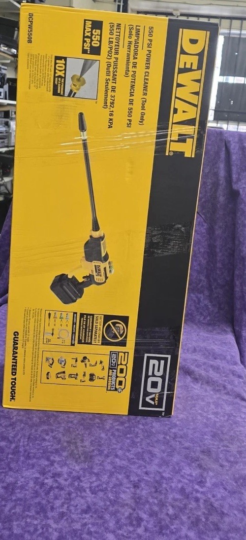💥BRAND NEW SEALED💥DEWALT DCPW550B 20V 550 PSI POWER CLEANER PRESSURE WASHER