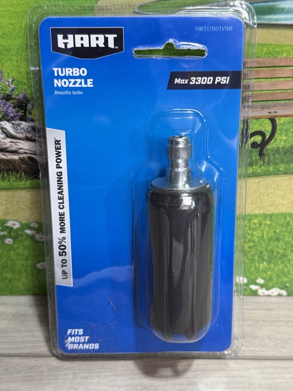 Hart Pressure Washer Turbo Nozzle 1/4” Quick Connect 3300 PSI Fits Most Brands