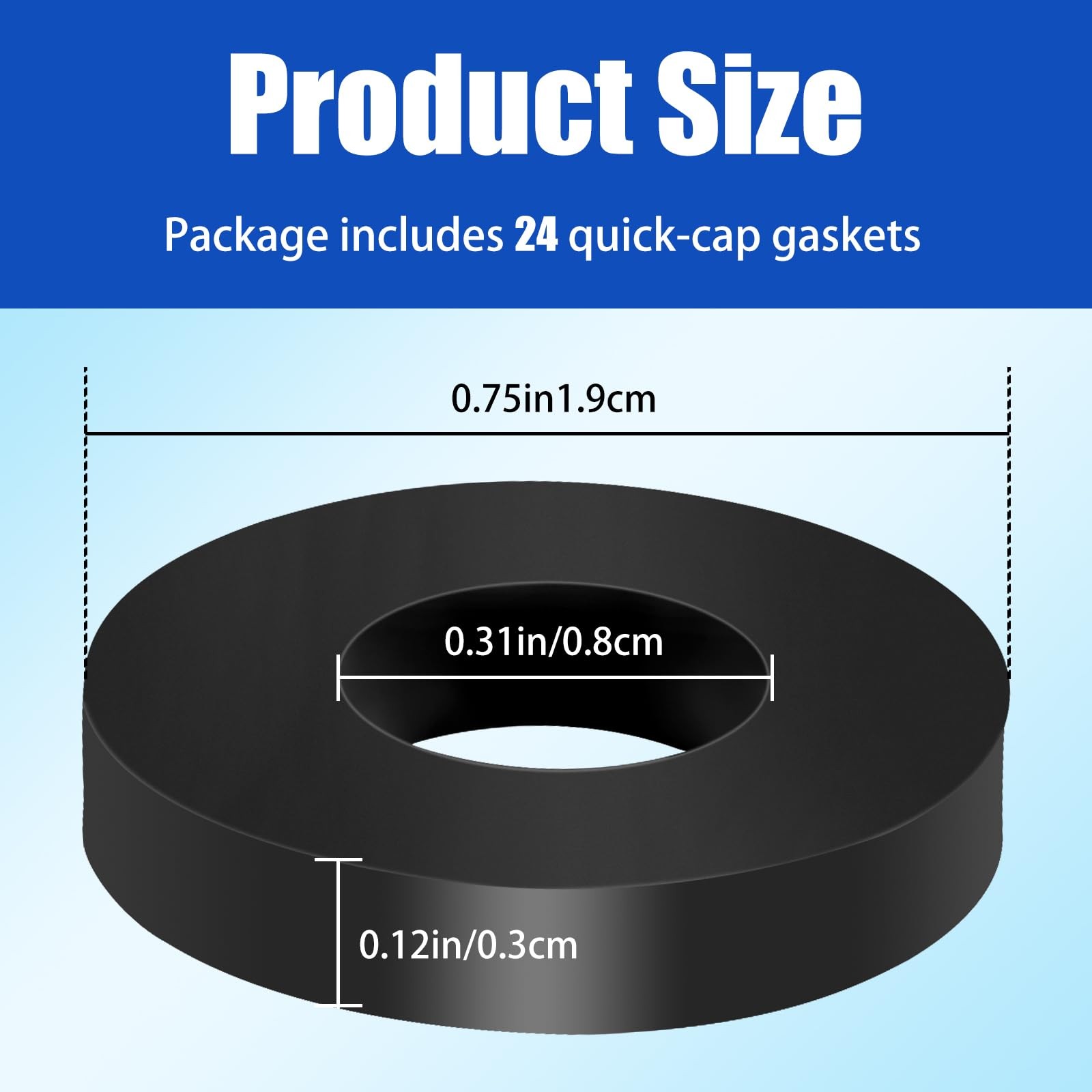 CP19438 Quick Seat Gasket, for TeeJet Nozzle Systems, Leak Resistant Seal – 2…