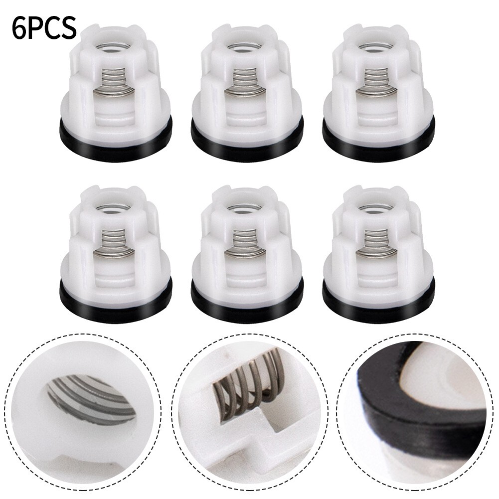 6 PCS Check Valve Pressure Pumps Head Repair Parts Water Inlet Pressure Washer