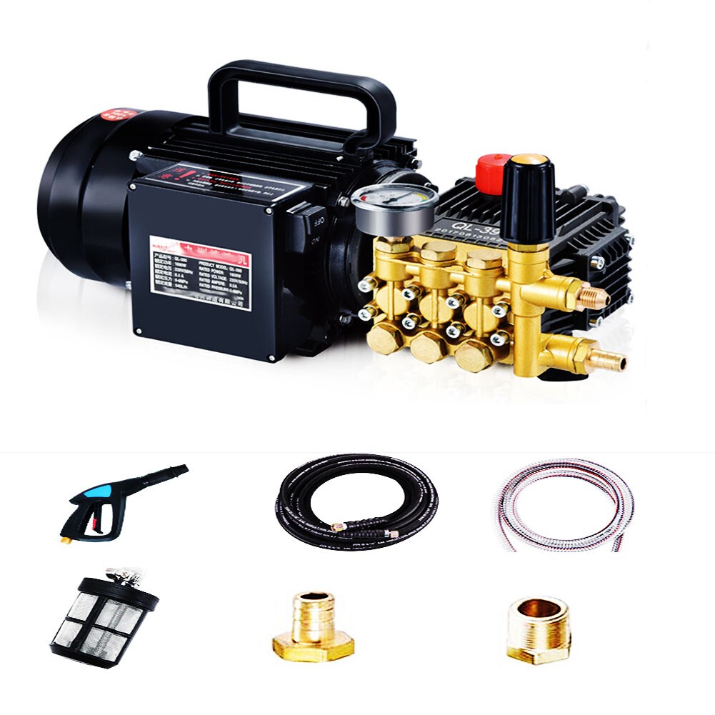 220V Copper Electric High Pressure Washer Pump Car Cleaning Machine 7Mpa 13L/min