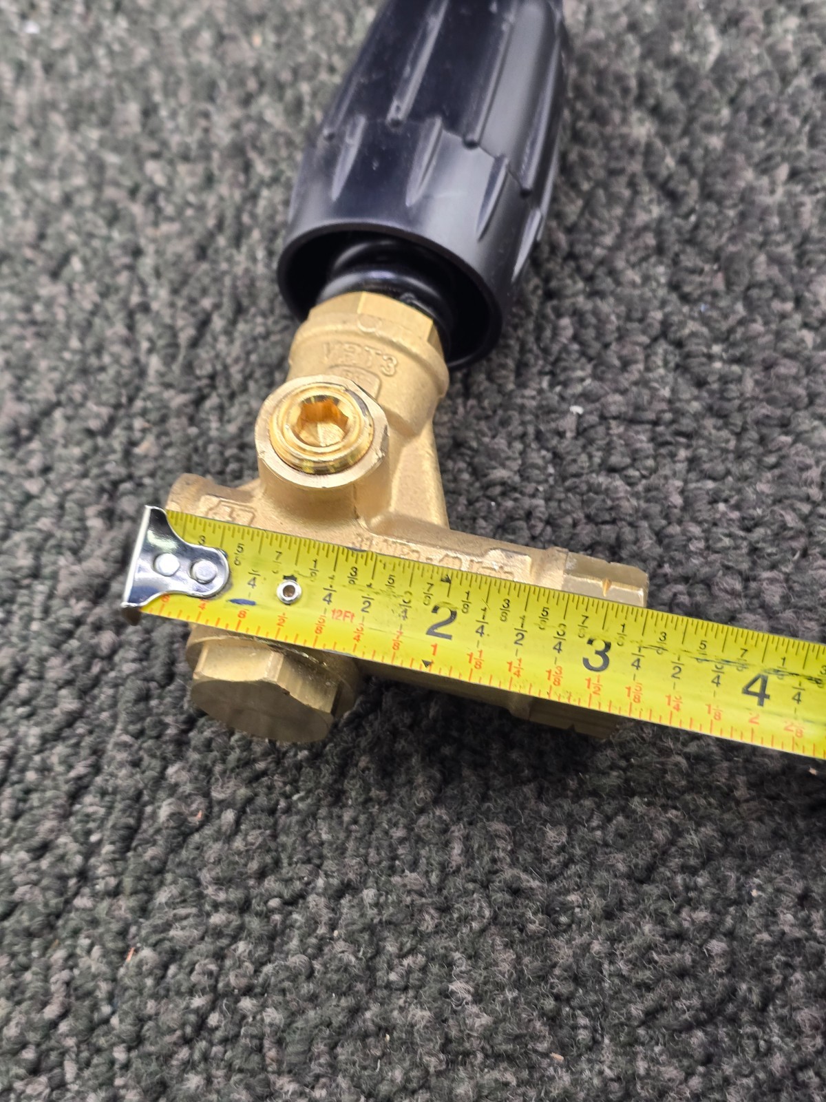 VRT3 3/8-inch Female NPT Heavy-Duty Unloader Valve Brass Body 4500 PSI, 10.5 GPM
