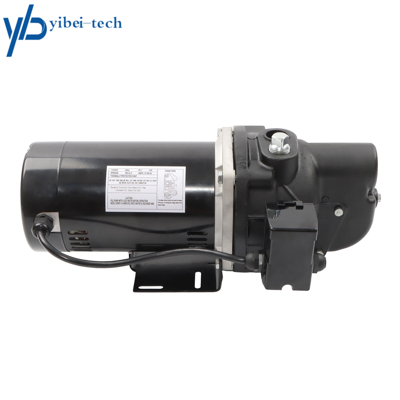 Cast Iron SWS100 1 HP 510 GPH Shallow Well Jet Pump for Wells up to 25 ft