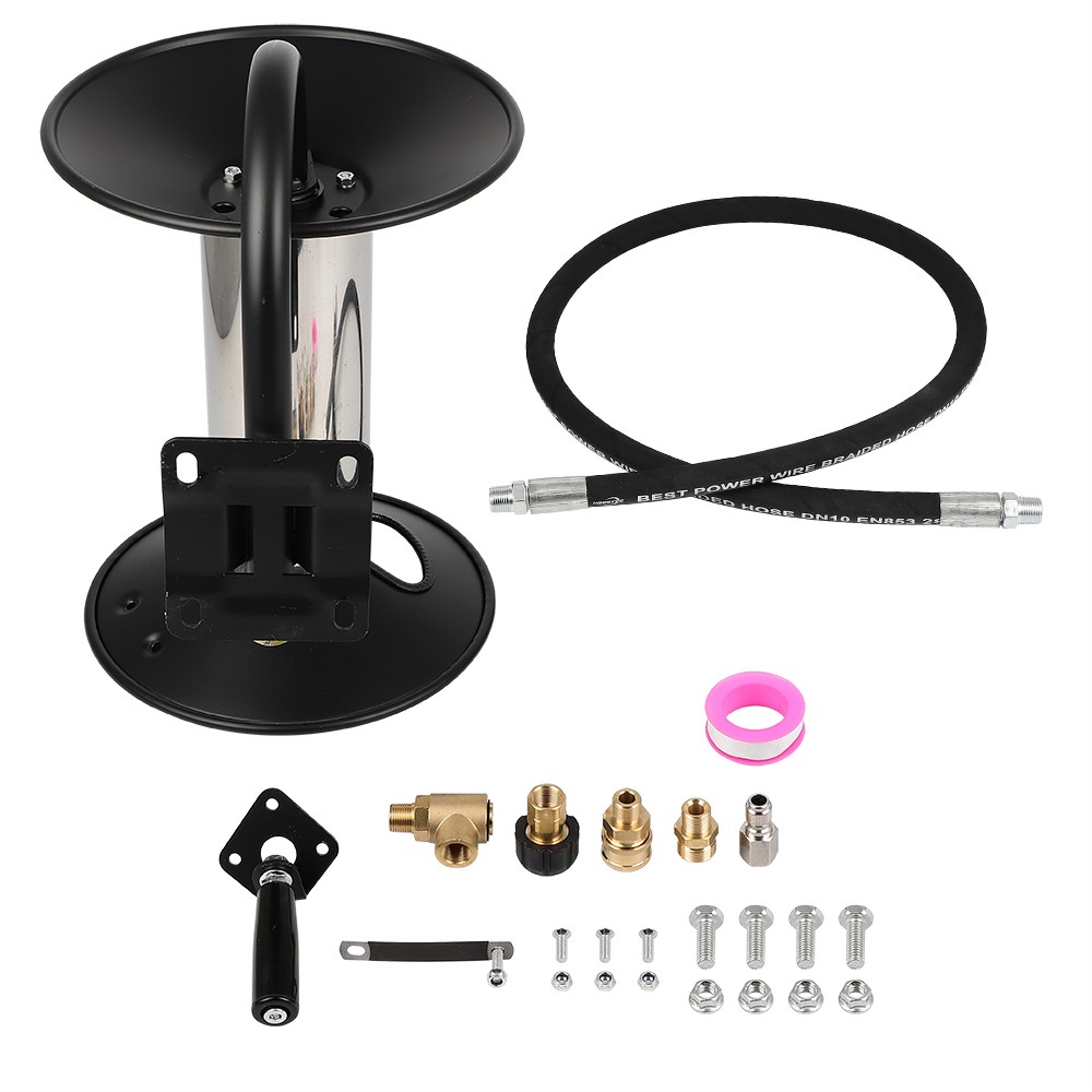 Pressure Washer Hose Reel 100 FT Heavy Duty Steel Hose Reel for Power Washer