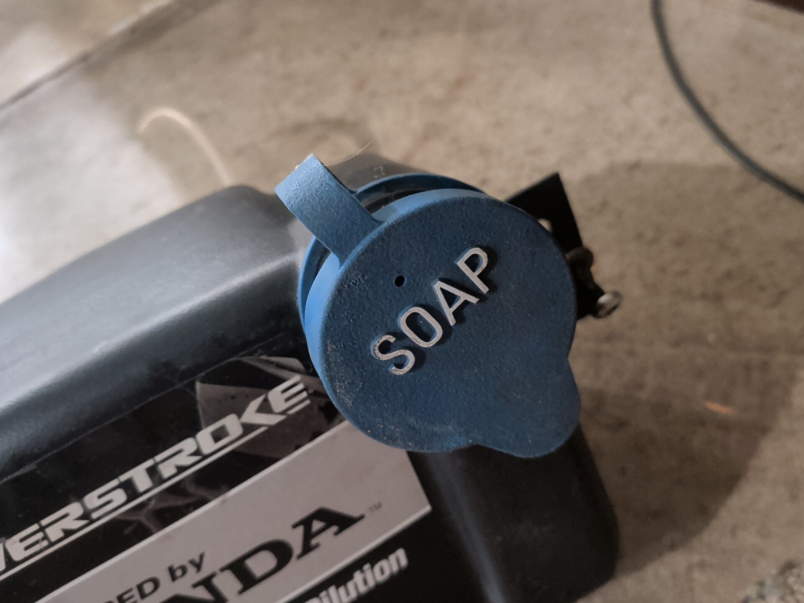 Powerstroke Honda automatic soap dilution 20:1 dilution ratio pressure washer