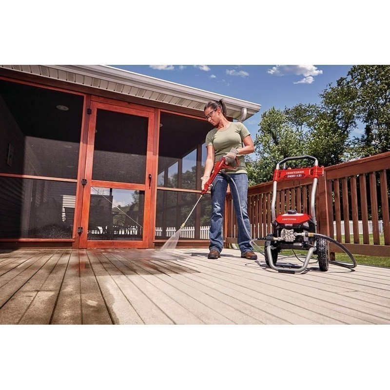 Powerful 2100 PSI Electric Pressure Washer W/ Integrated Soap Tank 25ft Hose New