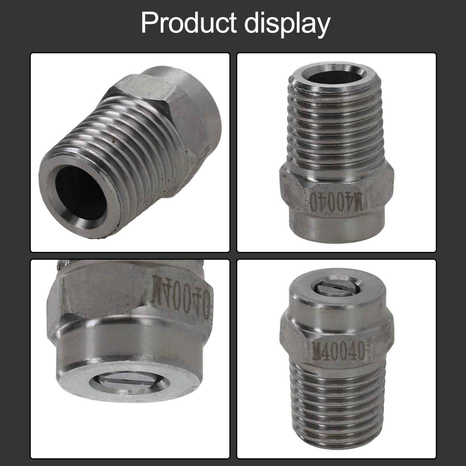 Pressure Washer Jet wash Spray NOZZLE 1/4 meg 0° 15° 25° 40° Sizes 04 1.2mm