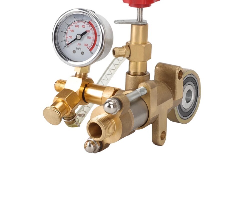 DSY Portable Electric Pressure Test Pump Pressure Gauge Copper Head Pump Body