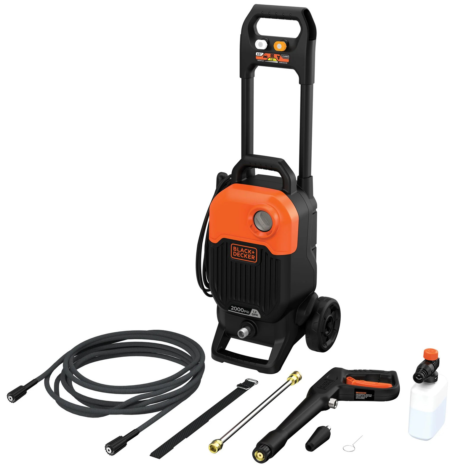 BLACK+DECKER 2000 Psi 1.2 Gpm Pressure Washer – BEPW2000
