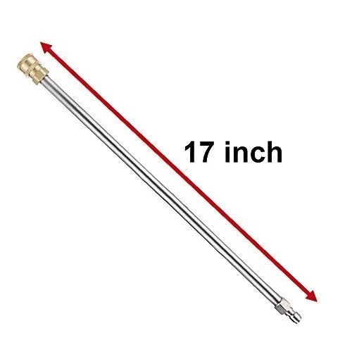 Pressure Washer Extension Wand, 17 Inch Stainless Steel, Power Lance, 2 Pack