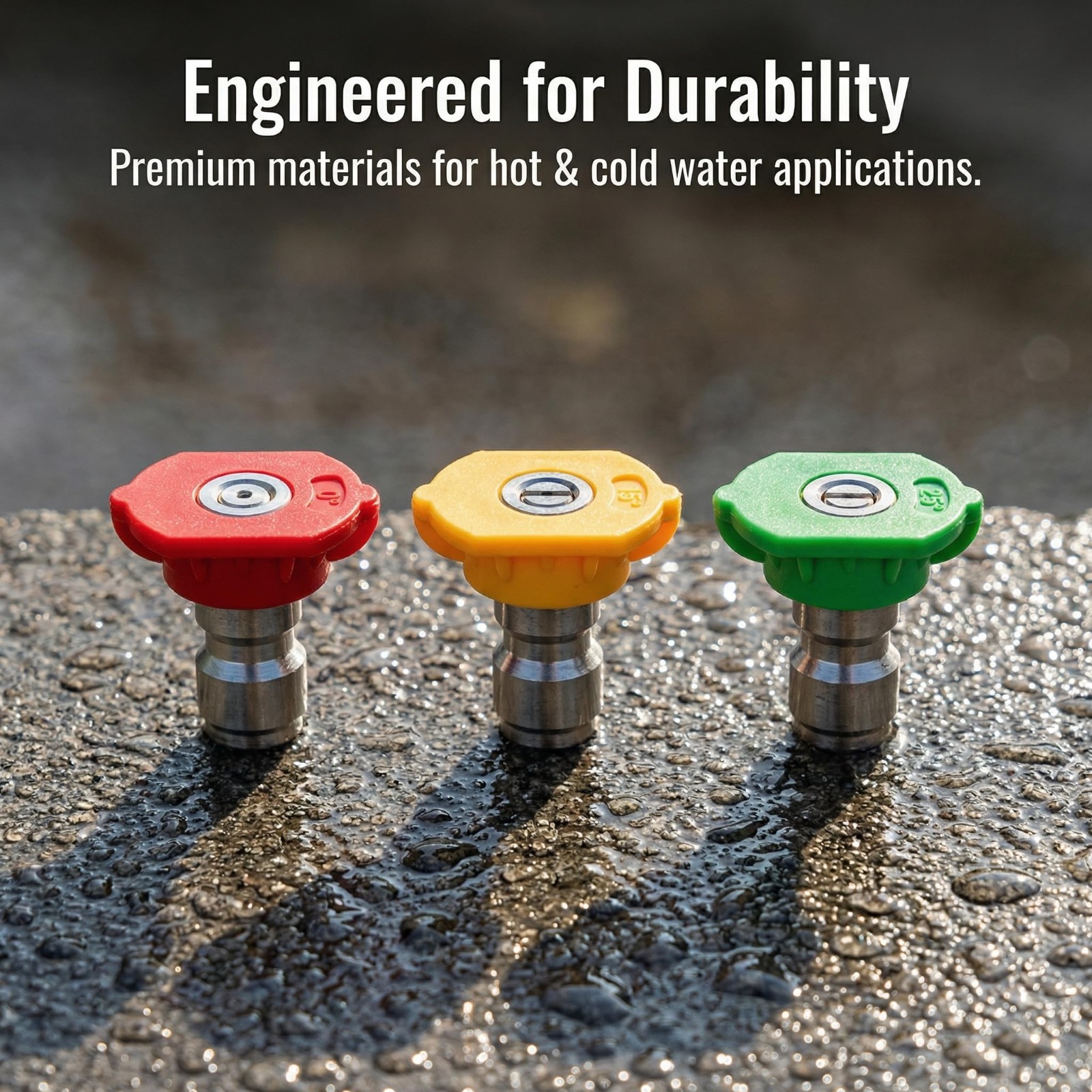 2000 PSI Pressure Washer Nozzles Set – 7-Piece Quick Connect, Fits Most Models