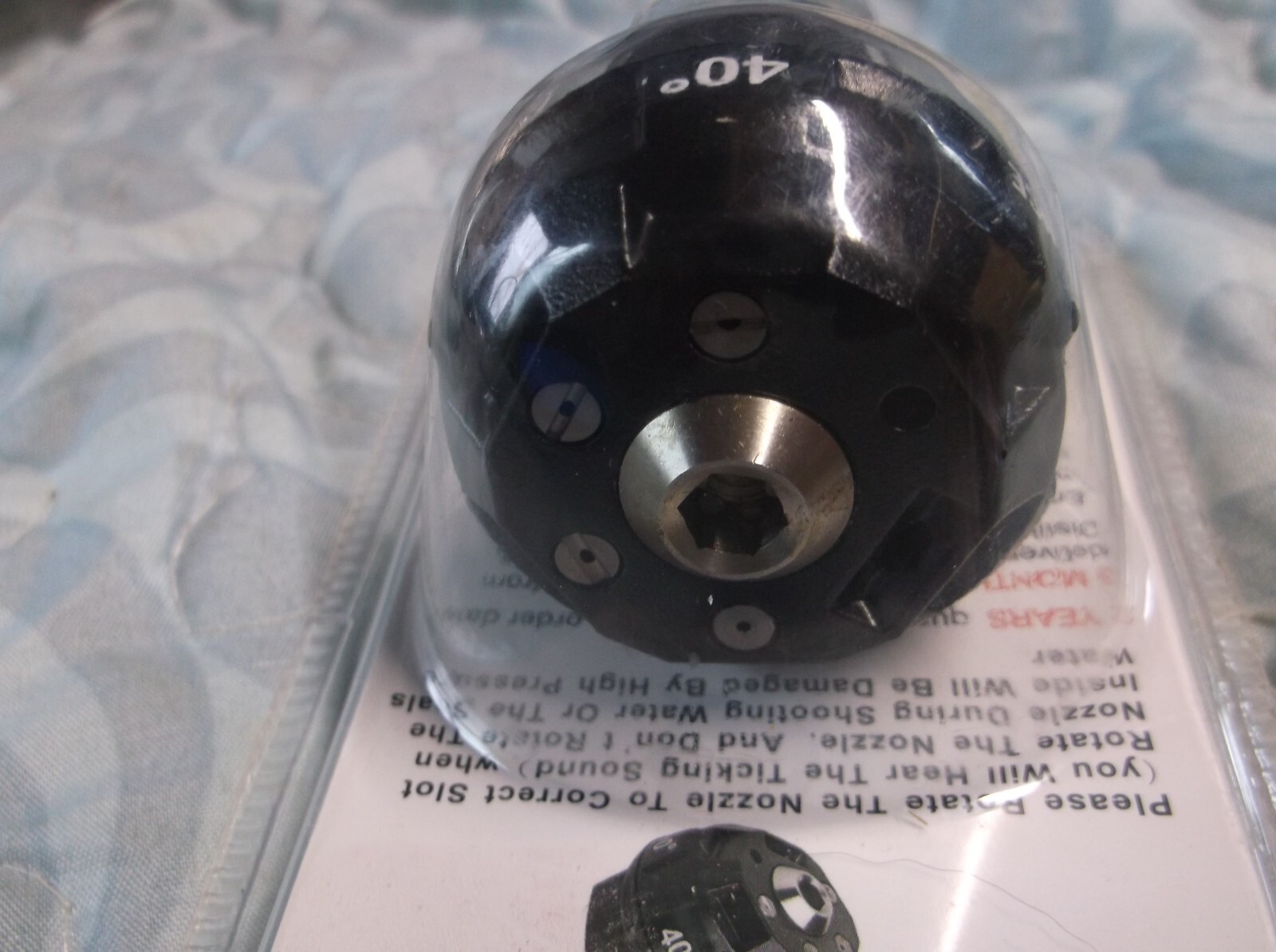 High Pressure Washer Spray Nozzle 0 15 25 40 Degree Rotation Watering Rinse Soap