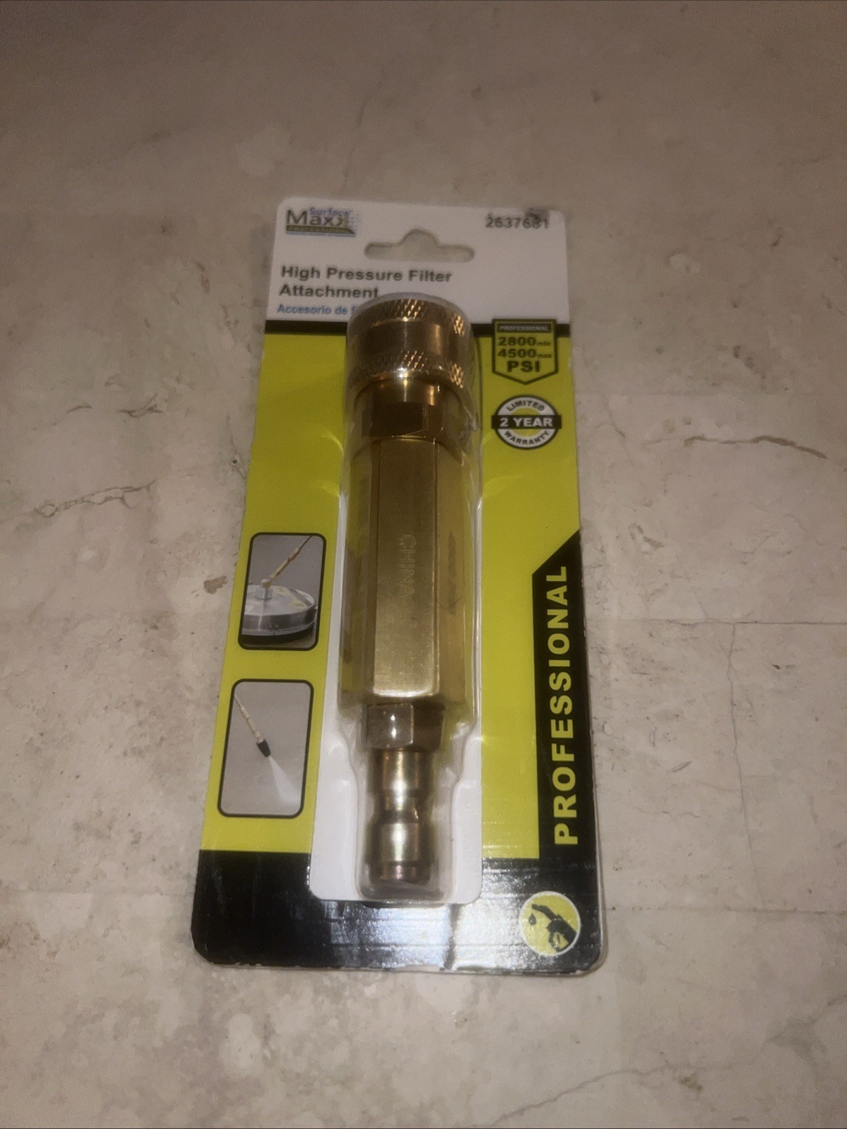 Surface Maxx High Pressure Washer Filter Attachment Item 2637681 NEW