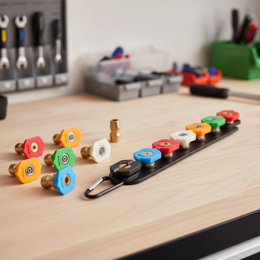 Ultimate 7 Nozzle Pressure Washer Set – Quick Connect, Brass & Stainless Steel