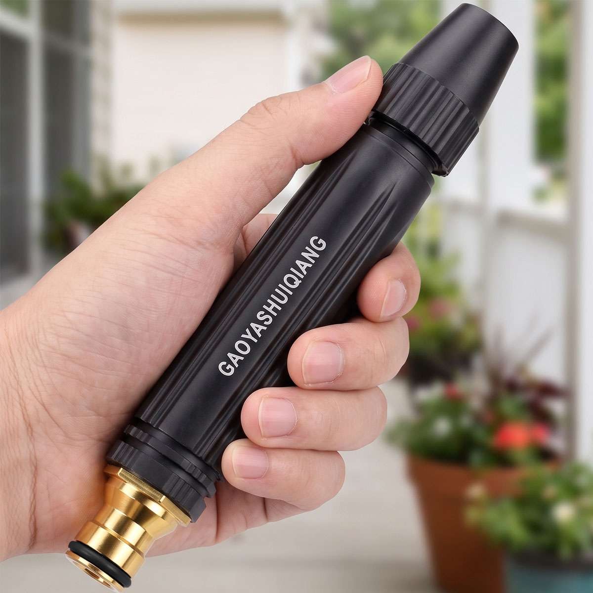 High Pressure Water Gun Hose Nozzle Spray for Car Wash Garden Pressure Booster