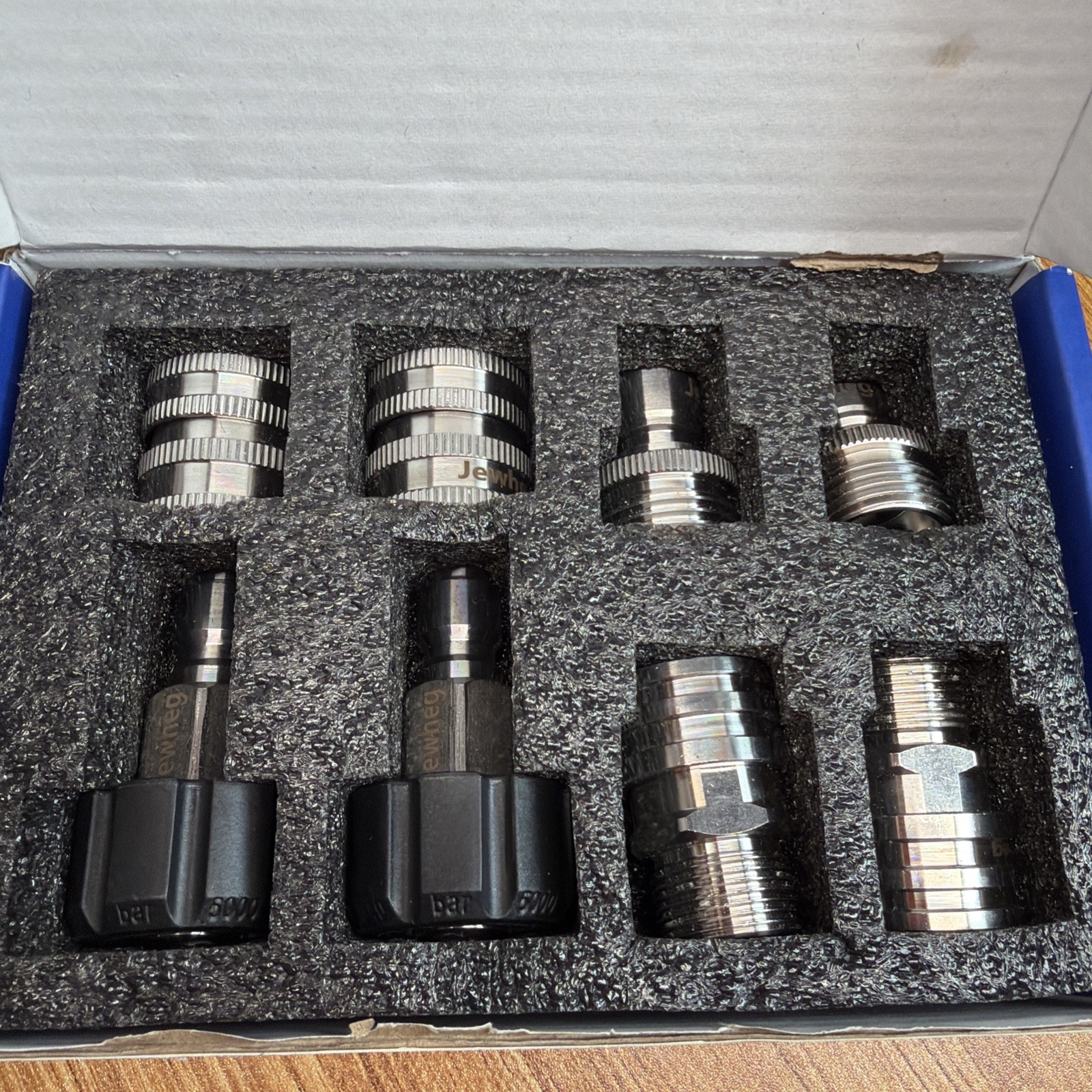 Stainless Steel Pressure Washer Quick Connect Kit, M22 14mm to 3/8 Inch