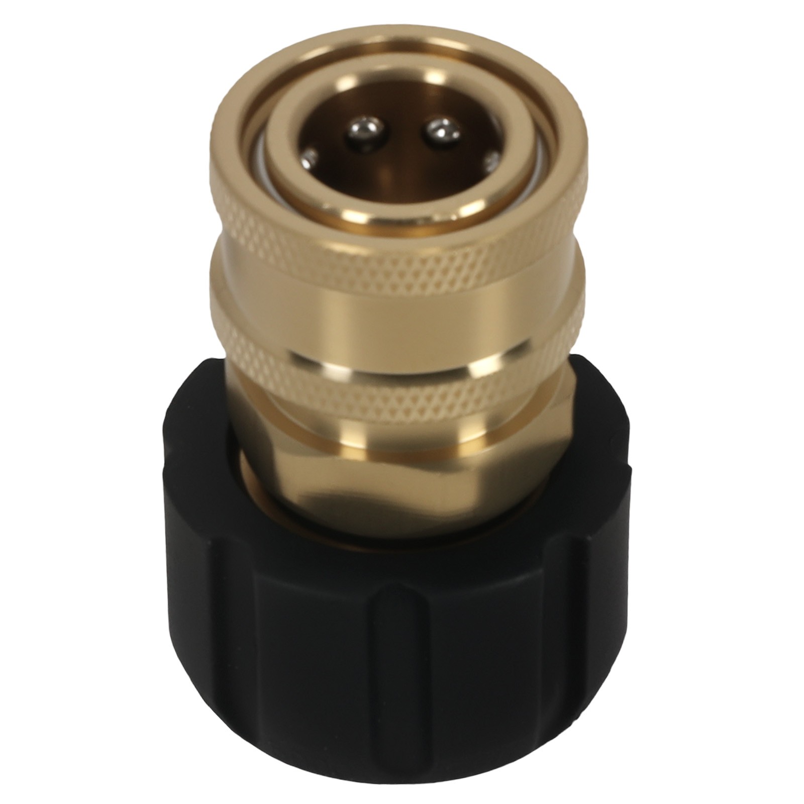 Brass Pressure Washer Adapter M22 14mm Female to 3/8″ Quick Connect 5000 PSI