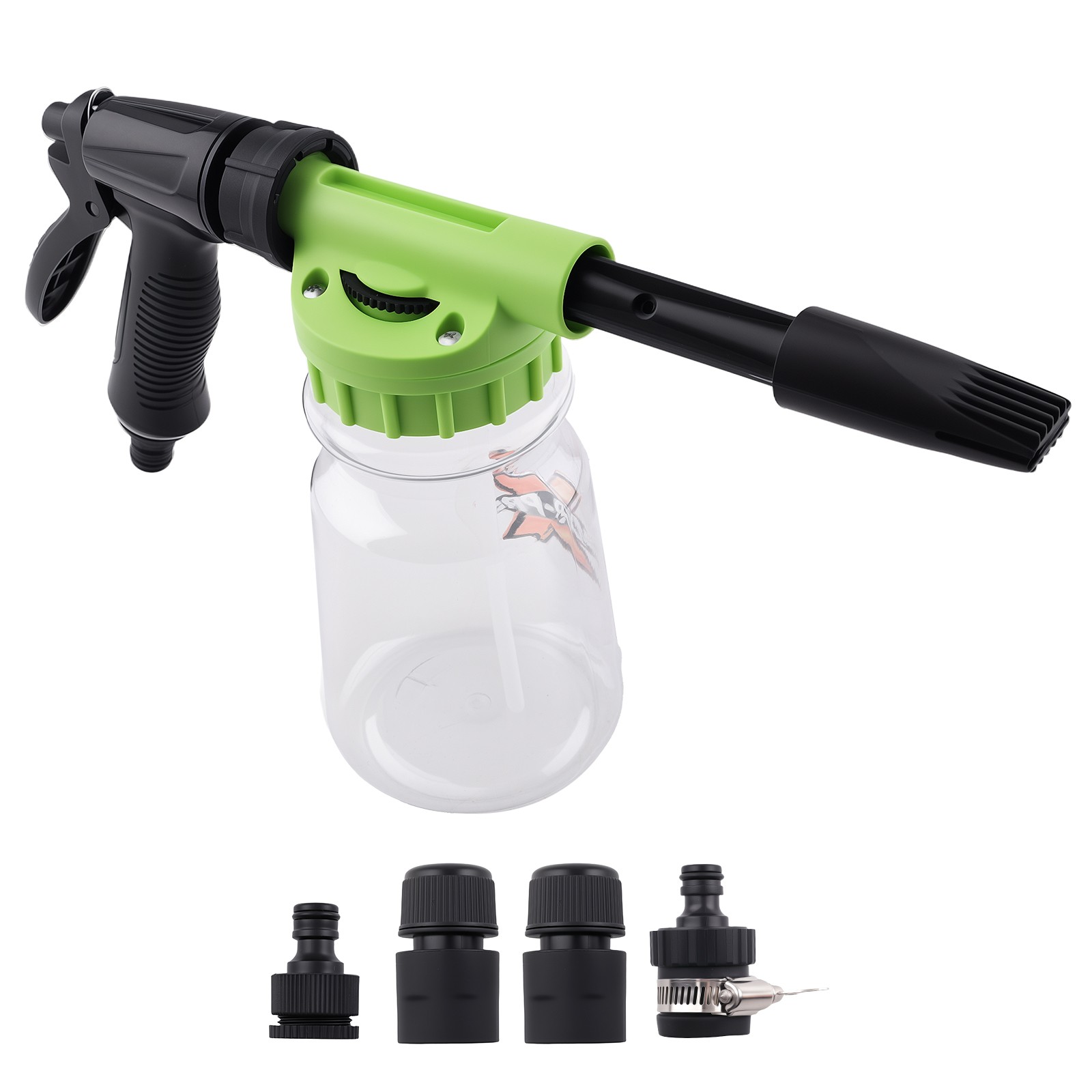 1L Car Wash Foam Cannon Kit Quick Release for Garden Hose Car Wash Soap Sprayer