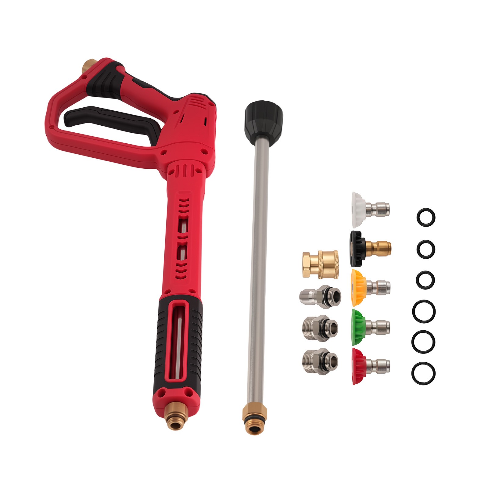 Pressure Washer Spray Gun 36 22 10 Inch Wand 5 Nozzles Stainless Steel M22