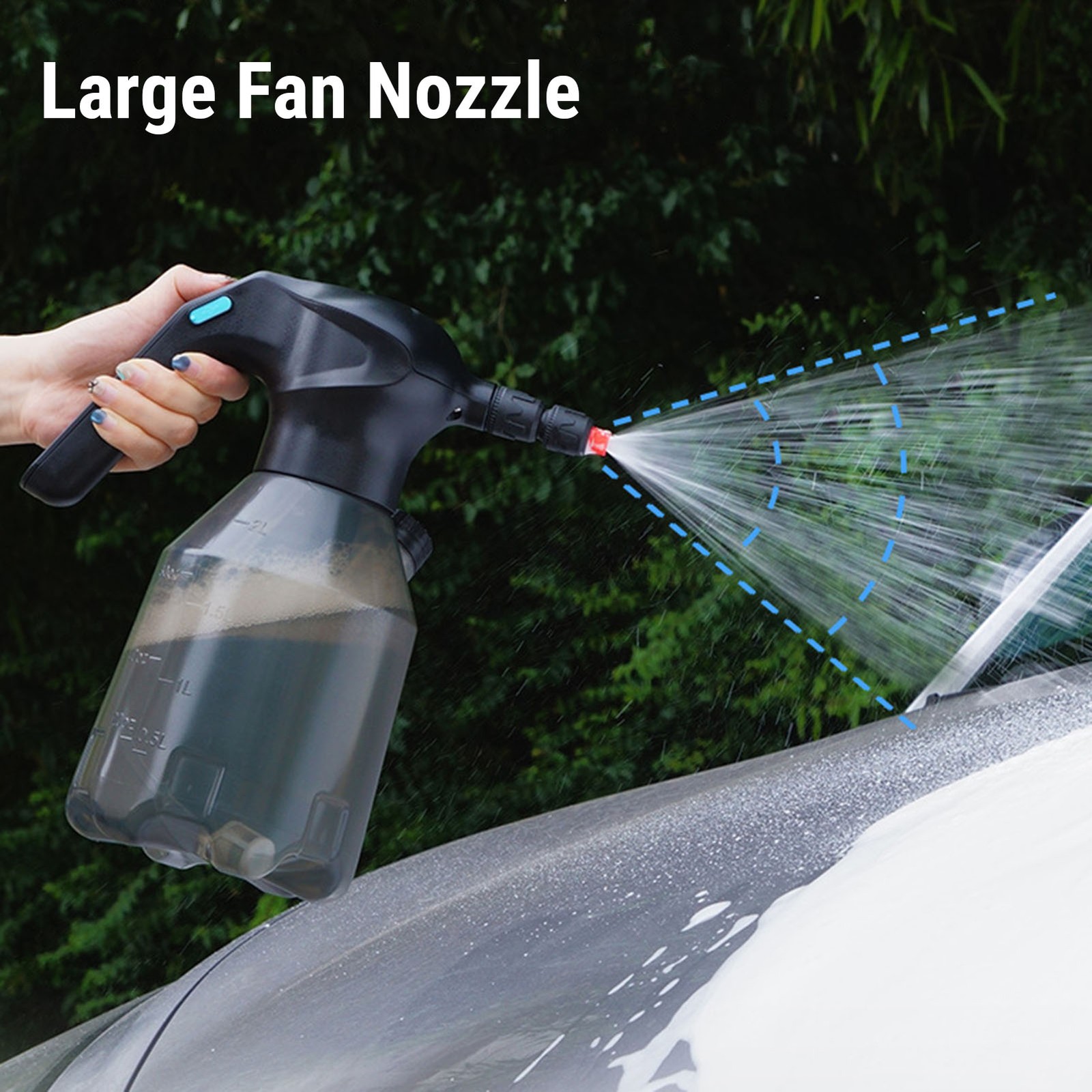 2-Electric Foam Sprayer Large Capacity Cordless Handheld Foam Cannon For Car