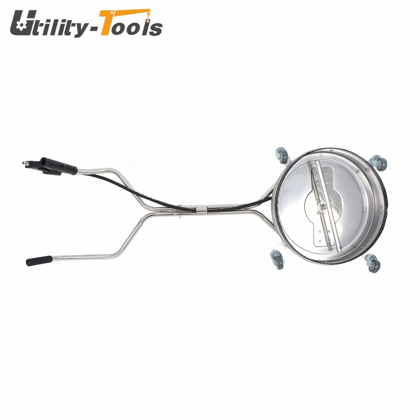 20 Inch Pressure Washer Surface Cleaner Dual Handles 6000PSI Stainless Steel