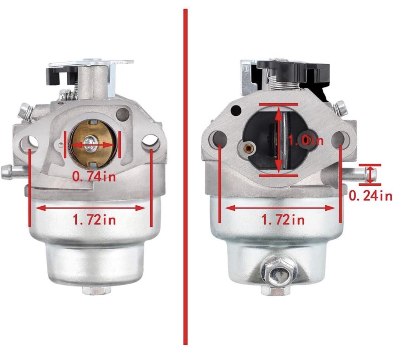 Carburetor For MegaShot MS60773-2 2800 PSI 2.3 GPM GCV160 Pressure Washer 61023