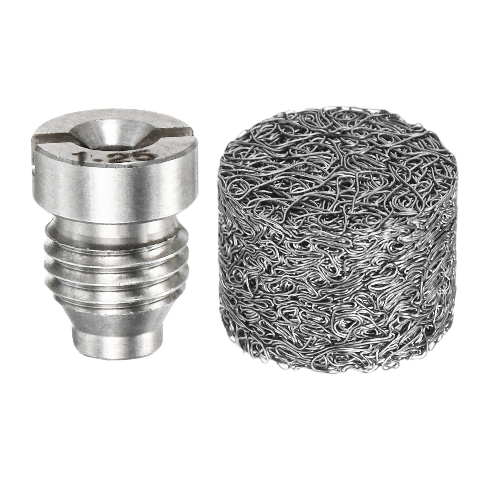 1-Set 1.25mm Orifice Foam Cannon Nozzle and Single Layer Foam Maker Meshes