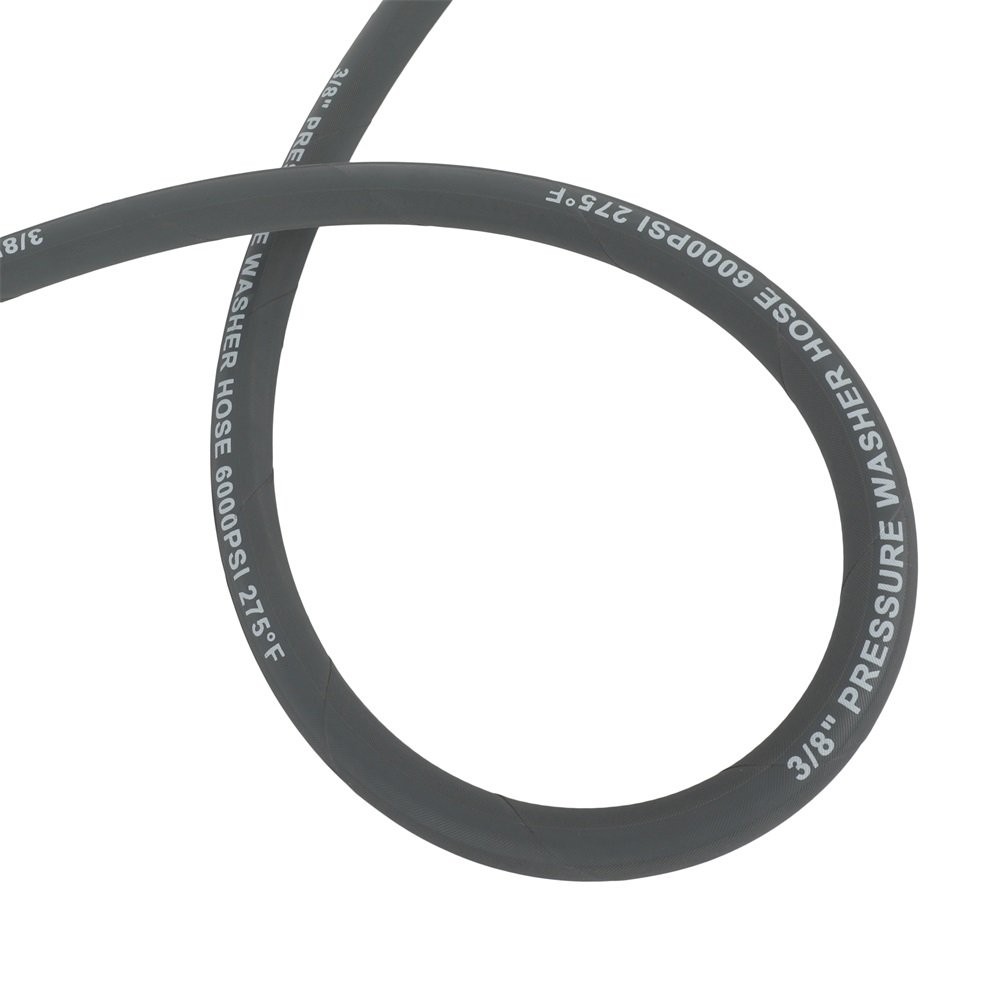 6000 PSI Pressure Washer Hose 3/8″ x 50ft / 100ft Non-Marking R2 Rating 2 Wire