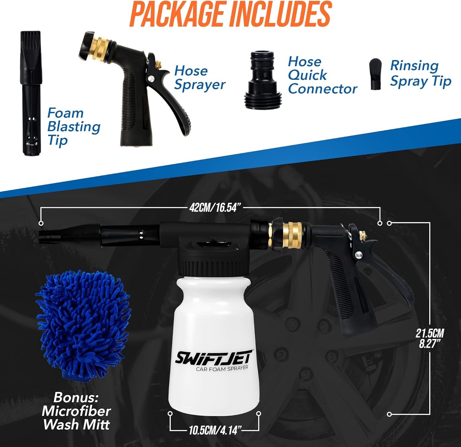 Ultimate Foam Cannon for Fun and Safe Car Washing – Hose Attachment Included