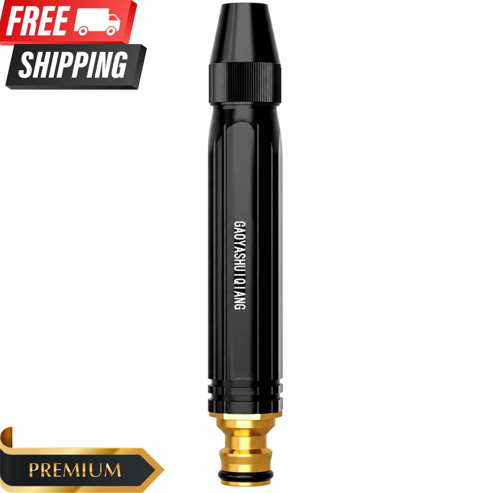 High Pressure Garden Hose Nozzle Brass Power Jet Water Spray Gun Car Wash